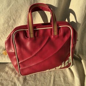 Vintage Invicta Red/White Hand Bag